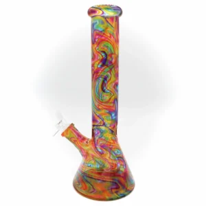 Bong de cristal diseño "Abstract"