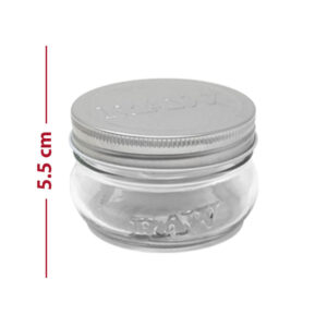 Tarro de cristal con funda RAW 177ml