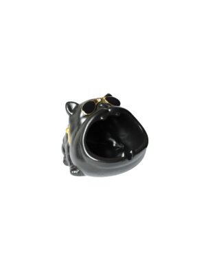 Cenicero Bulldog negro