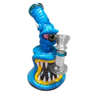 Bong de cristal Monstruo AZUL