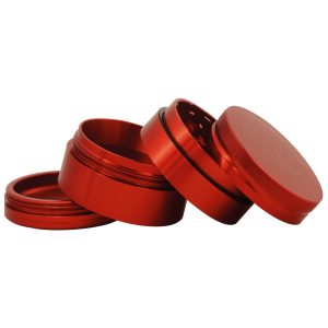 RAW Hammer Craft Grinder Medio de Aluminio 4 Partes Red