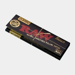 Papeles Raw Black 1¼ Classic