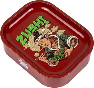 Bandeja de Metal & Caja Best Buds Zushi 18 × 14 cm
