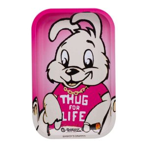 Bandeja de Metal G-Rollz Banksy Graffiti Thug 4 Life 27 × 16 cm