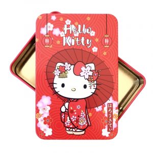 G-Rollz | Hello Kitty™ Large Storage Box ‘Red Kimono’ – 13×8.5×3 cm