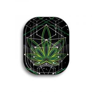 Bandeja de Metal Space Weed 18 × 14 cm
