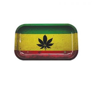 Bandeja de Metal V Syndicate Rasta Leaf Mediana