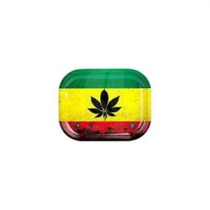 Bandeja de Metal V Syndicate Rasta Leaf 18 × 14 cm