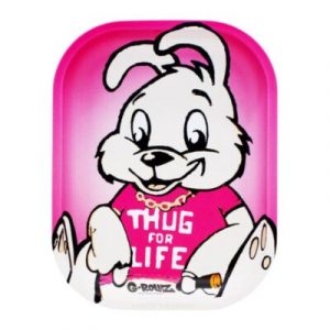 Bandeja de Metal G-Rollz Banksy Graffiti Thug 4 Life 18 × 14 cm